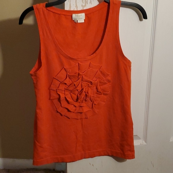 kate spade Tops - Kate spade sleeveless orange shirt